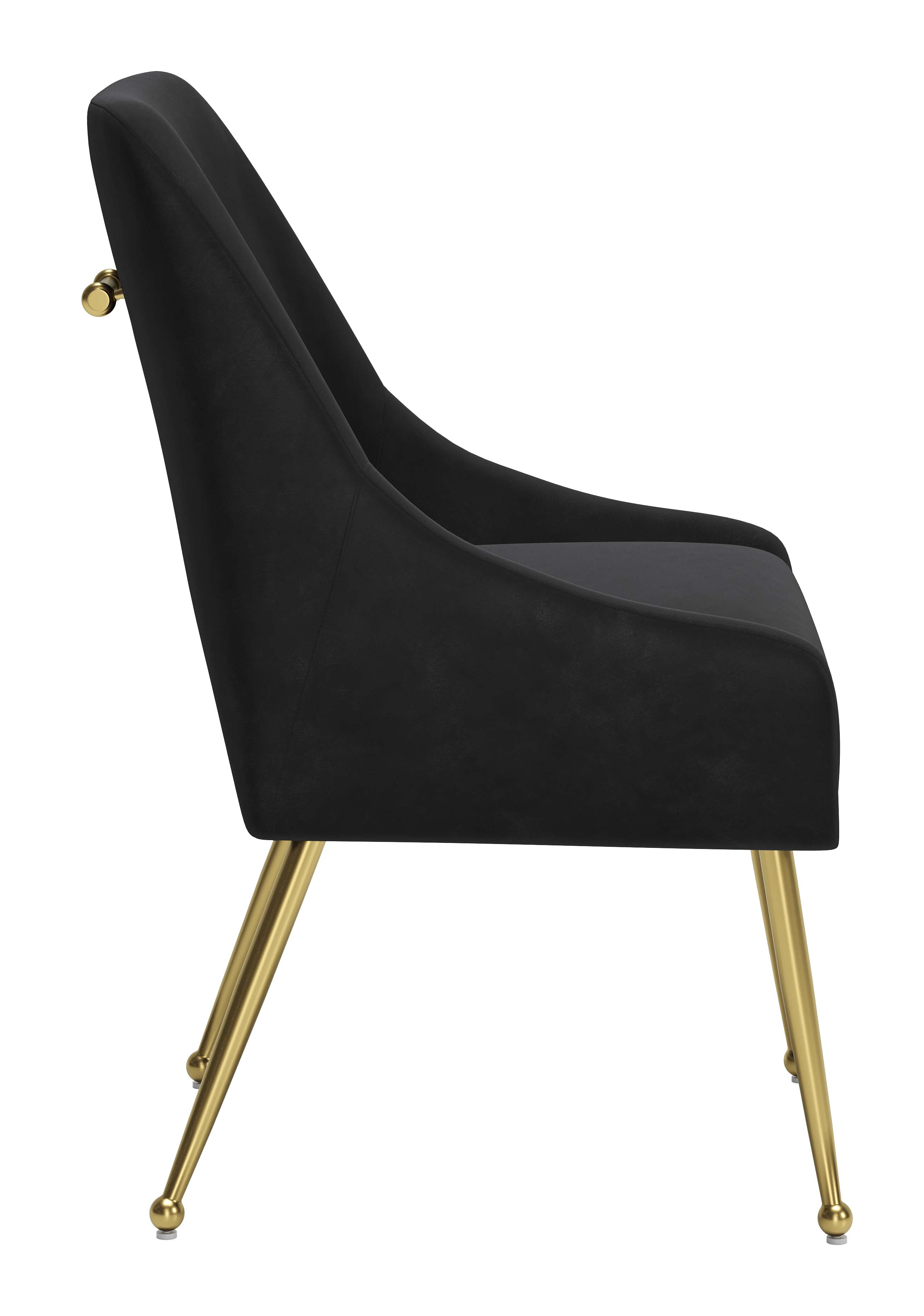 Maxine Dining Chair Black & Gold product image