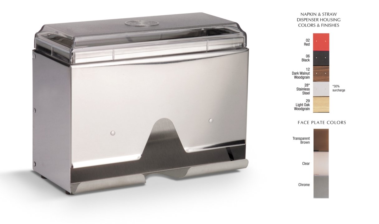 One-Sided Wrapped Straw Dispenser 3815