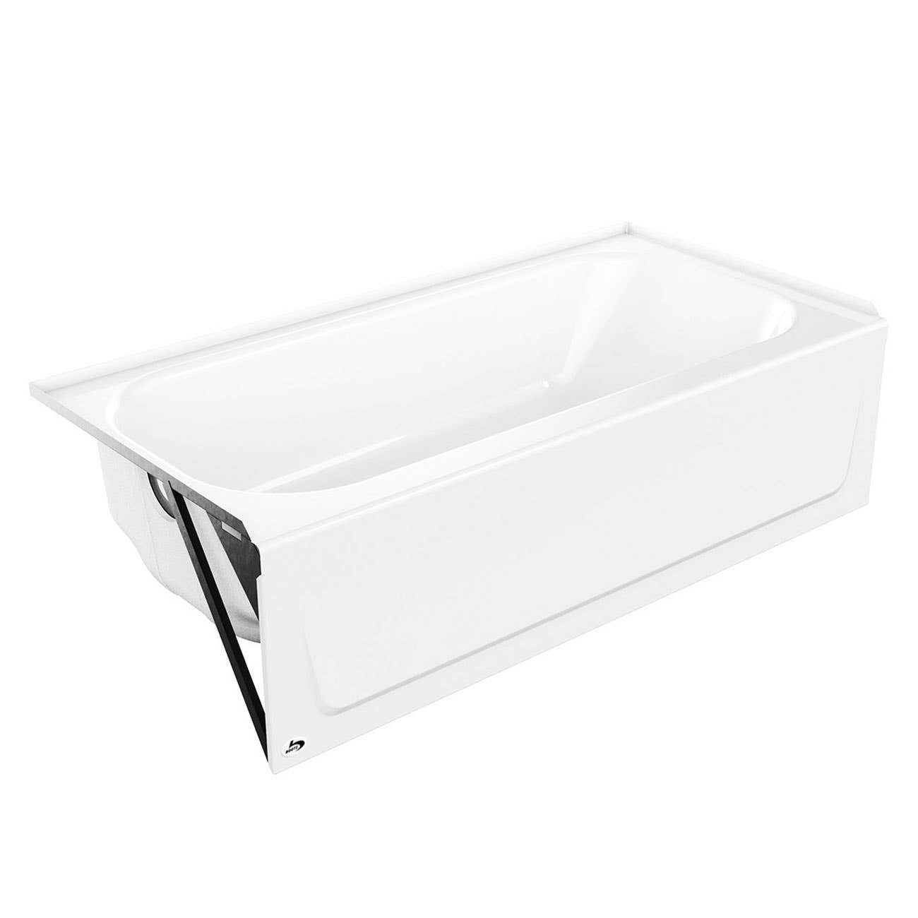 Hilo BootzCast AFR 60 x 30 Porcelain Enamel Alcove Bathtub