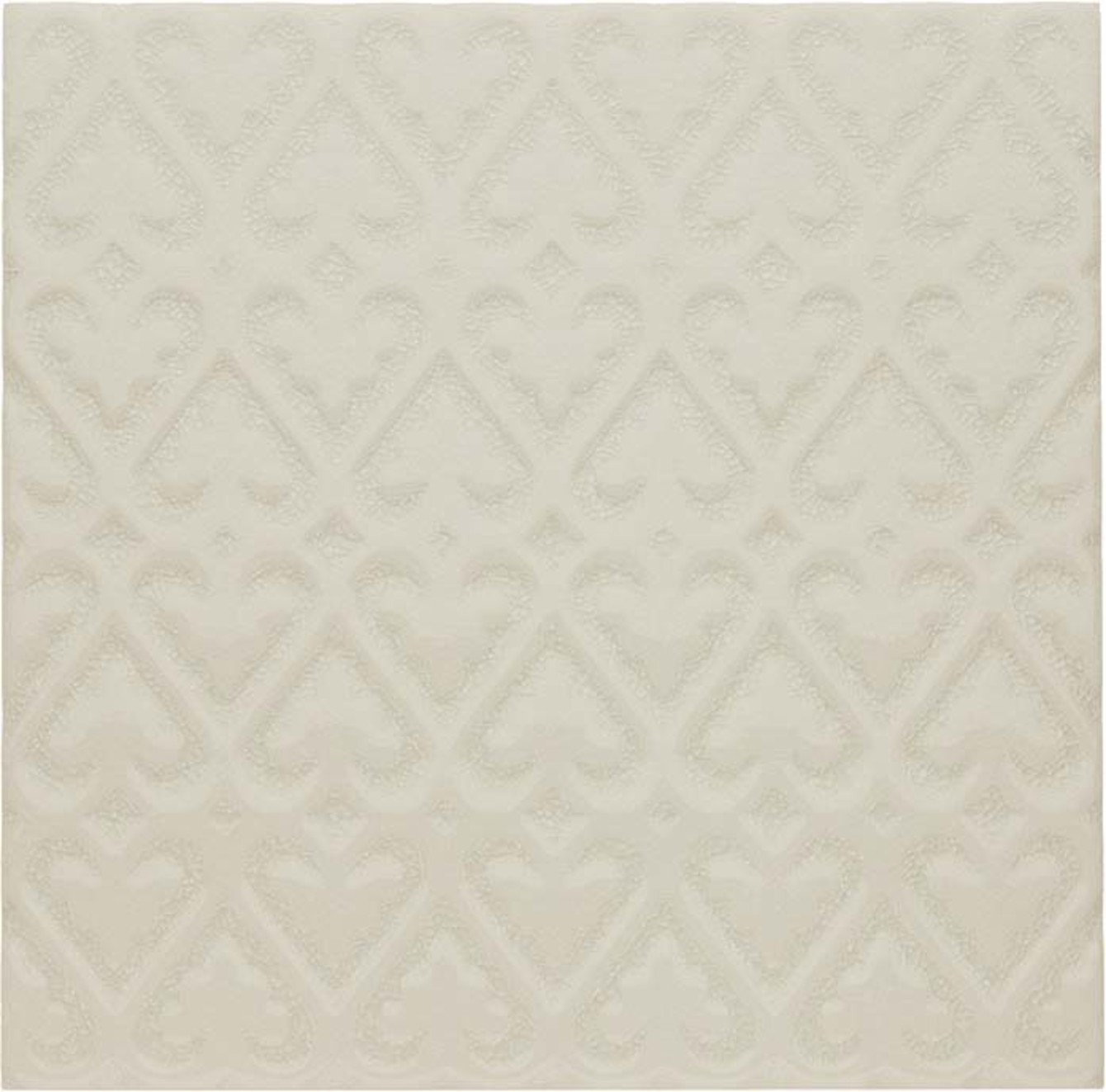 Sanibel White Sand 6x6 Persian Decorative Crackle Glossy Virginia