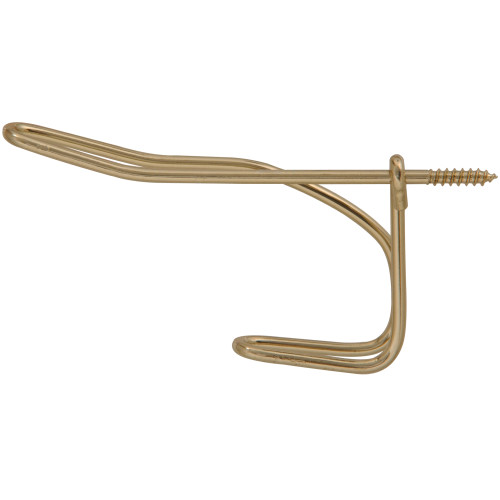 Hardware Essentials Wire Coat and Hat Hook Brass Plated