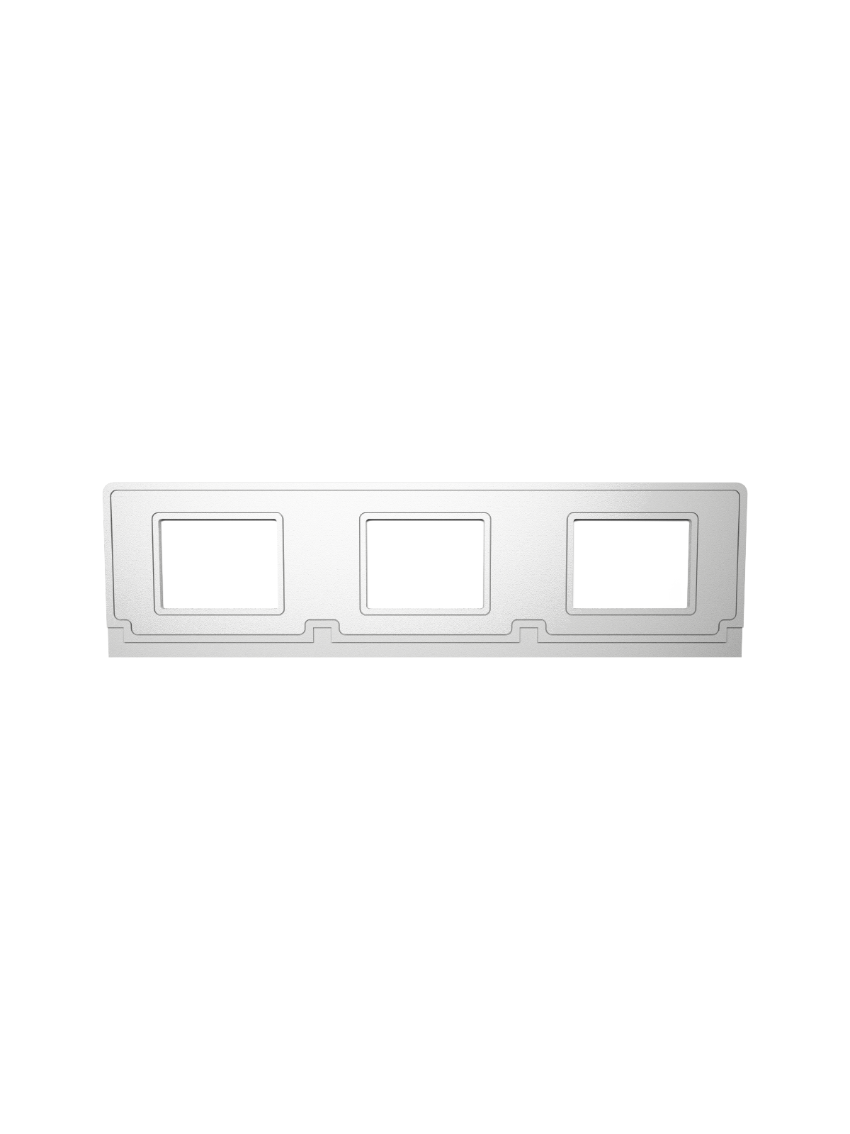 VISION – Triple – Sign Frame – White
