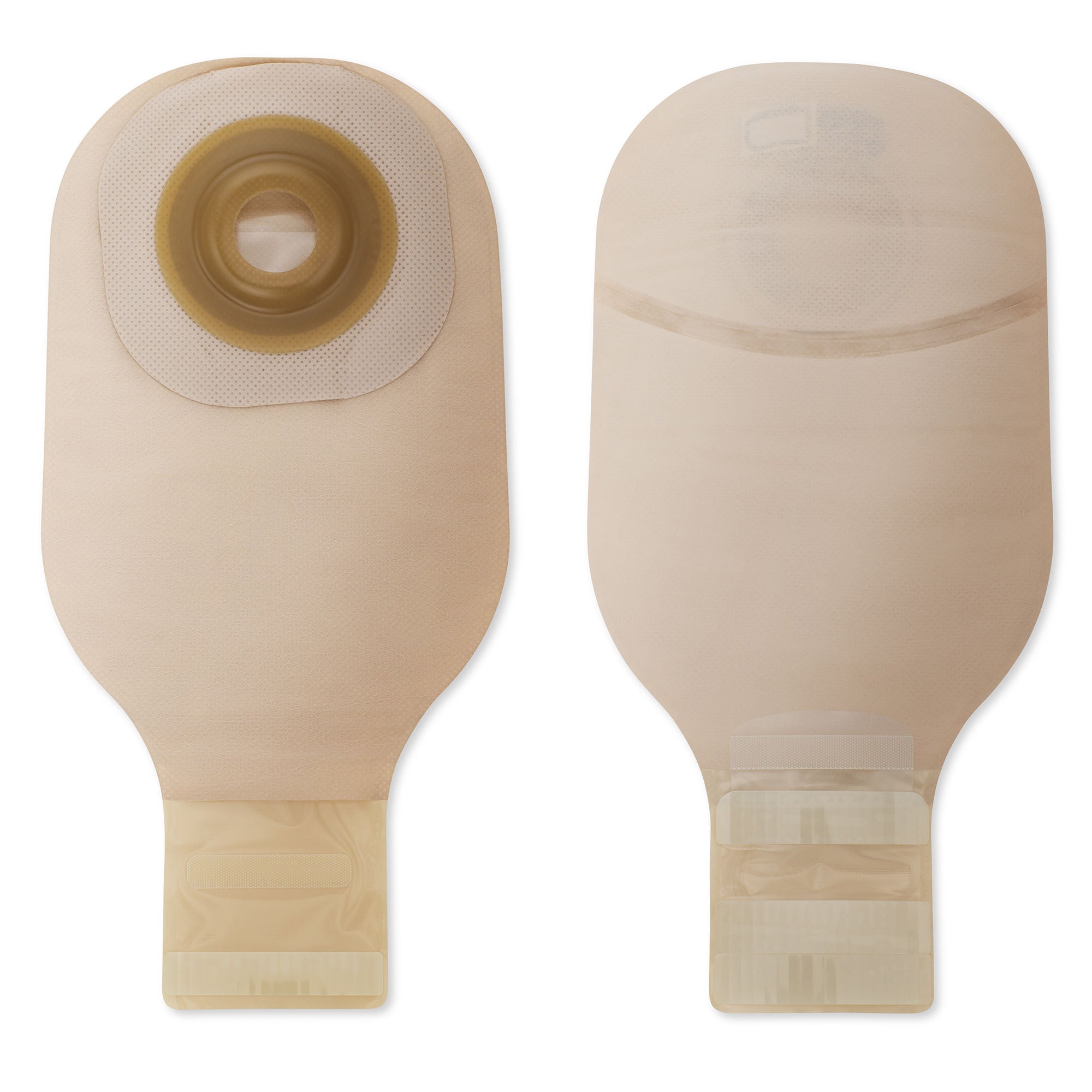 Premier™ Flextend™ One-Piece Beige Ostomy Pouch, Pre-cut to Fit 44 mm Stomas