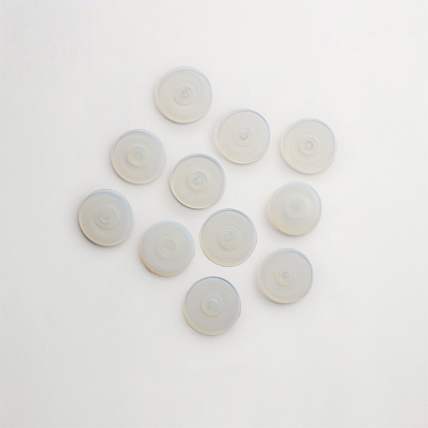 1970s GlassWorks | le Disque | Three Inch | Bianca