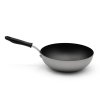 11-inch carbon steel induction stir-fry pan with SteelCoat x3™ nonstick coating and silicone handle