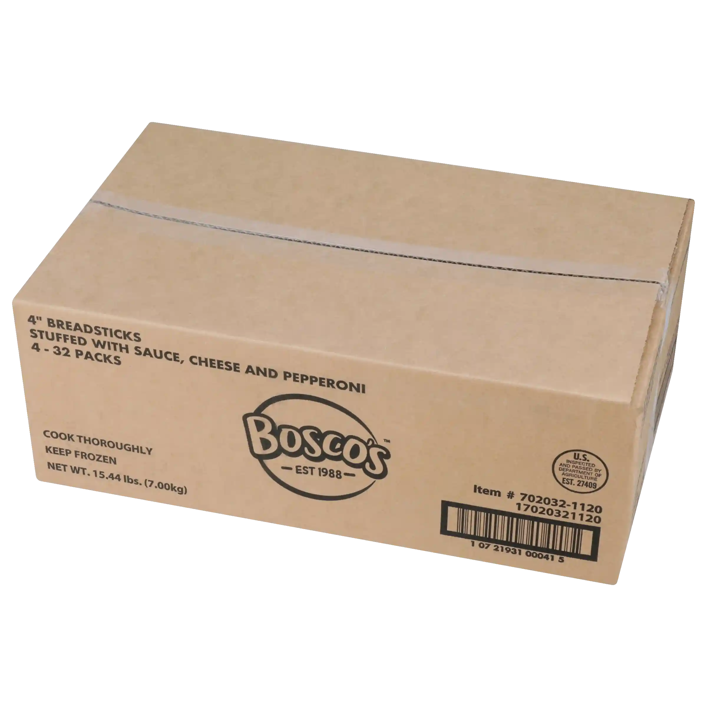 Bosco® 4 Inch Pepperoni, Mozzarella Cheese and Pizza Sauce Stuffed Breadsticks_image_41
