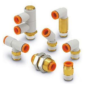 Male Connector, Brass, 3/8 in.