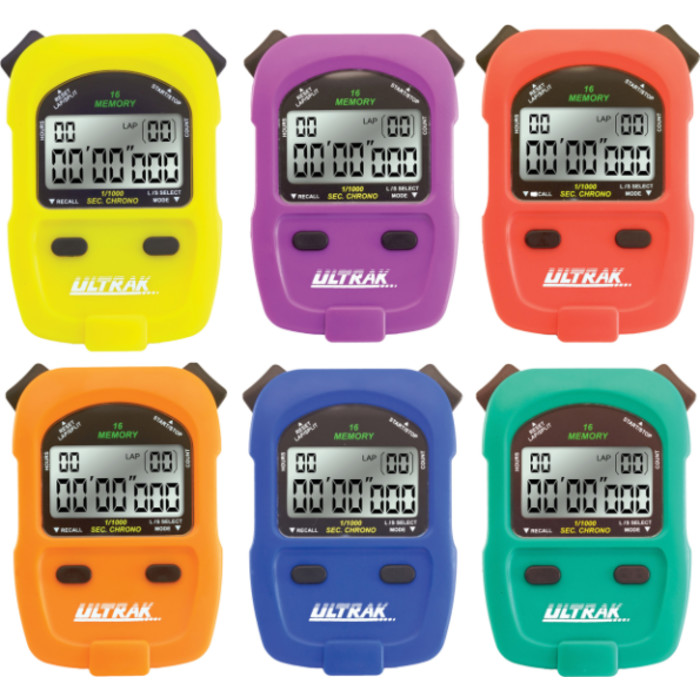 460 Rainbow Stopwatches, Set of 6