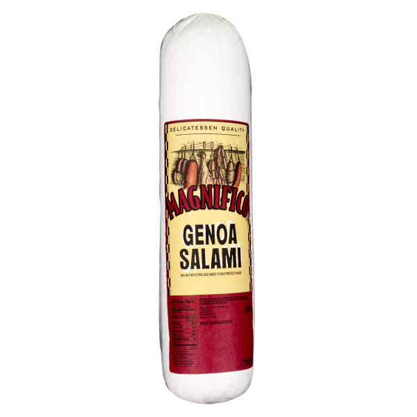 MAGNIFICO(r) Genoa Salami, 4 pc . C1N1 - Front No Plunge In Package (Hi Res)