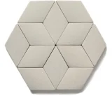 Profiles Series Sandstone Mint 7×8 Paragaon Hex Mosaic Honed