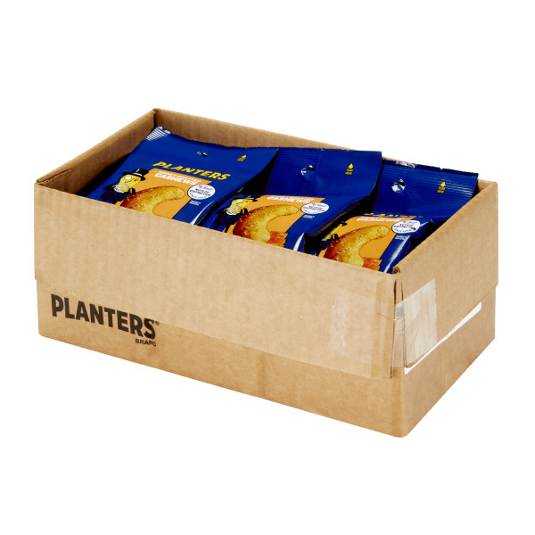 PLANTERS(r) Cashews Honey Roasted Big Bag 12/3oz . C1RM - Front Right Open Case (Hi Res)