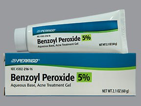 Perrigo® 5% Benzoyl Peroxide Acne Treatment Gel, 2.1-ounce Tube