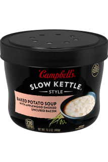 Baked Potato with Bacon Soup