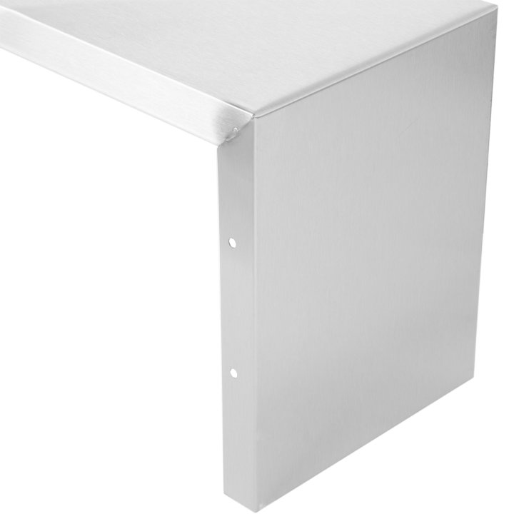 76-inch Servewell® stainless steel overshelf