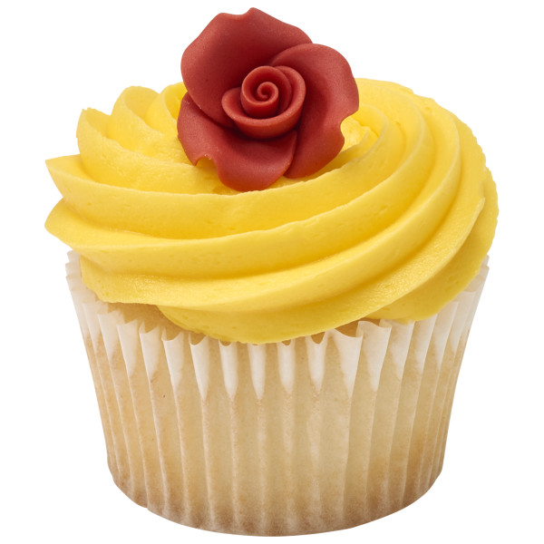 Red 1" Rose Made Simply™ SugarSoft® Premium Edible Decorations
