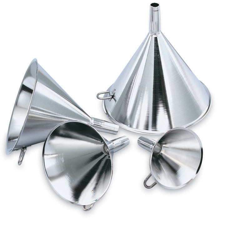 8-inch 2-quart stainless steel funnel - Vollrath Foodservice