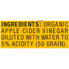 Heinz Organic Unfiltered Apple Cider Vinegar with the Mother, 32 fl oz Bottle