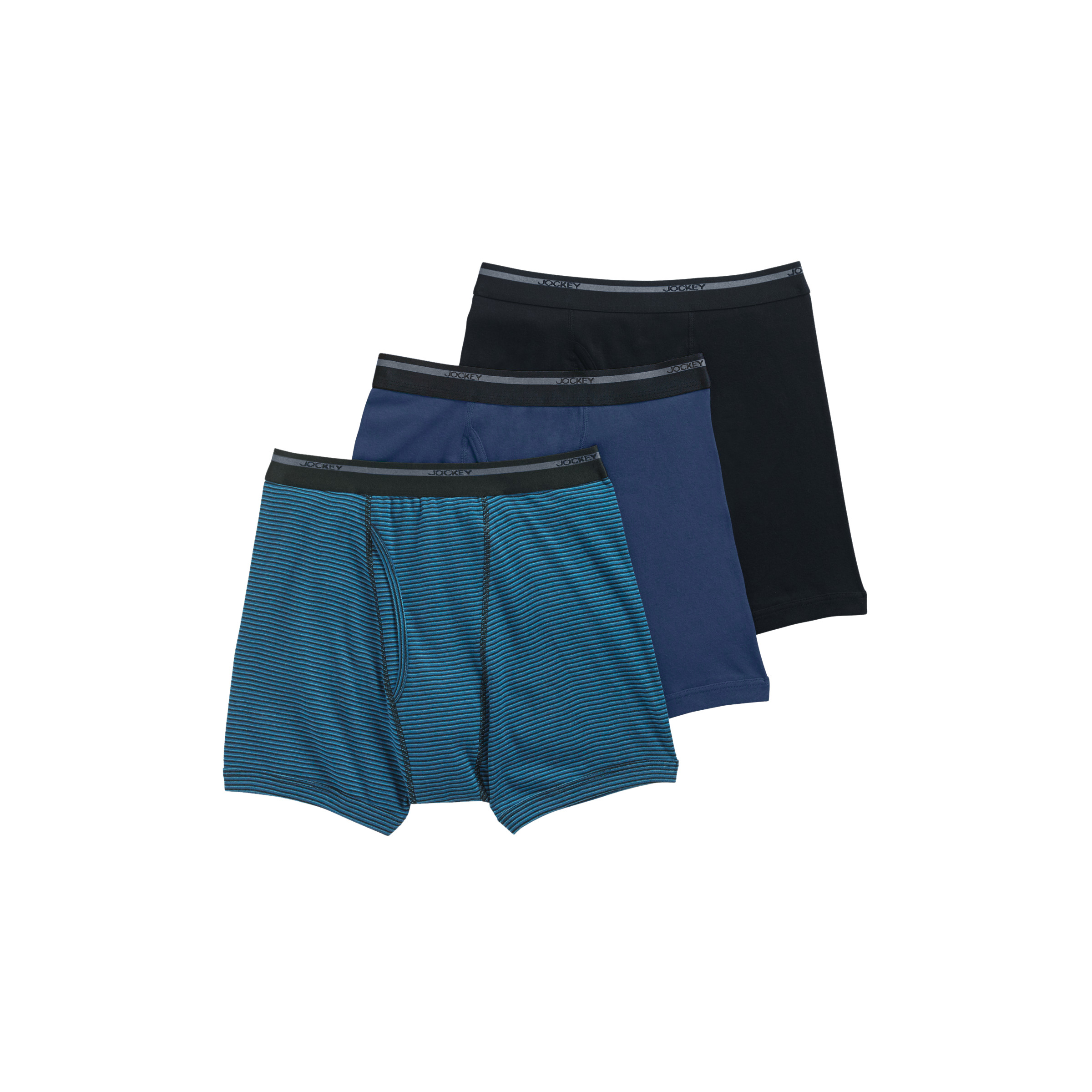 Jockey Men’s Lightweight Classic 5″ Boxer Brief – 3 Pack