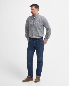Duran Regular Long-Sleeved Shirt Olive