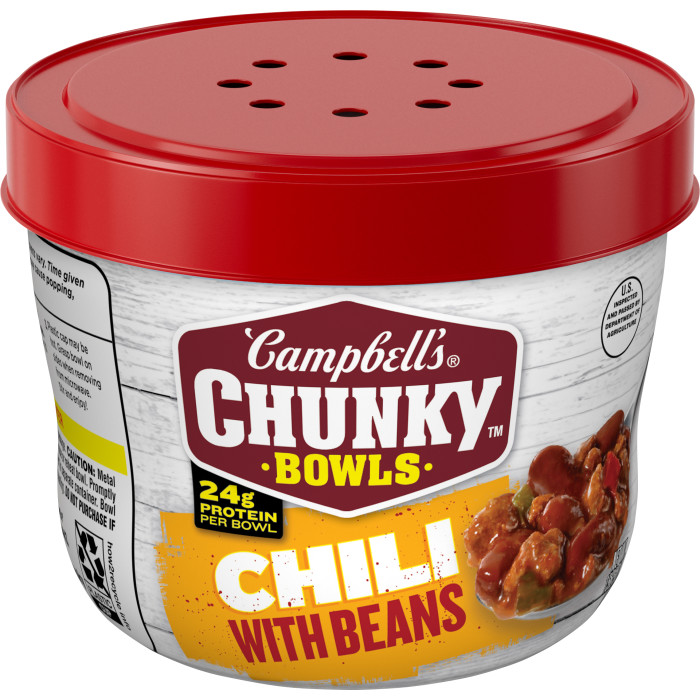 Chili with Beans Microwaveable Bowl