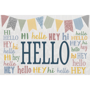 Postales Hello de Classroom Cottage, paquete de 30