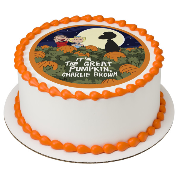 Peanuts® Snoopy® The Great Pumpkin PhotoCake® Edible Image®
