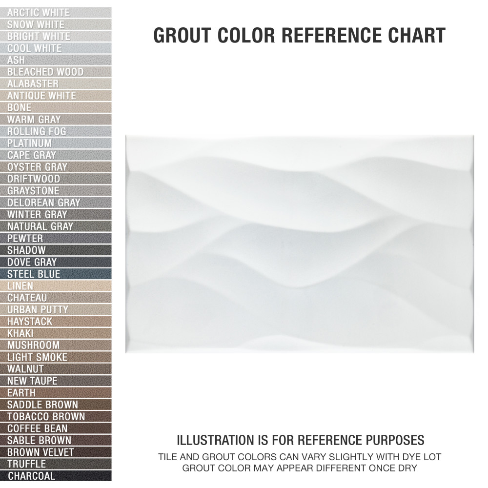 More Natur Matte White 9-7/8 in. x 15-3/4 in. Ceramic Wall Tile