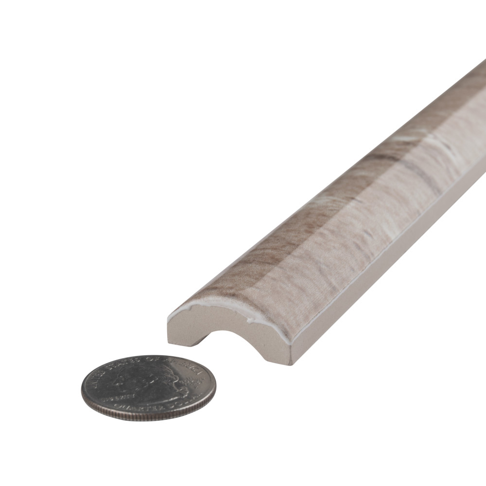 Ferraras Cigarro Base 1 in. x 7-7/8 in. Ceramic Wall Trim