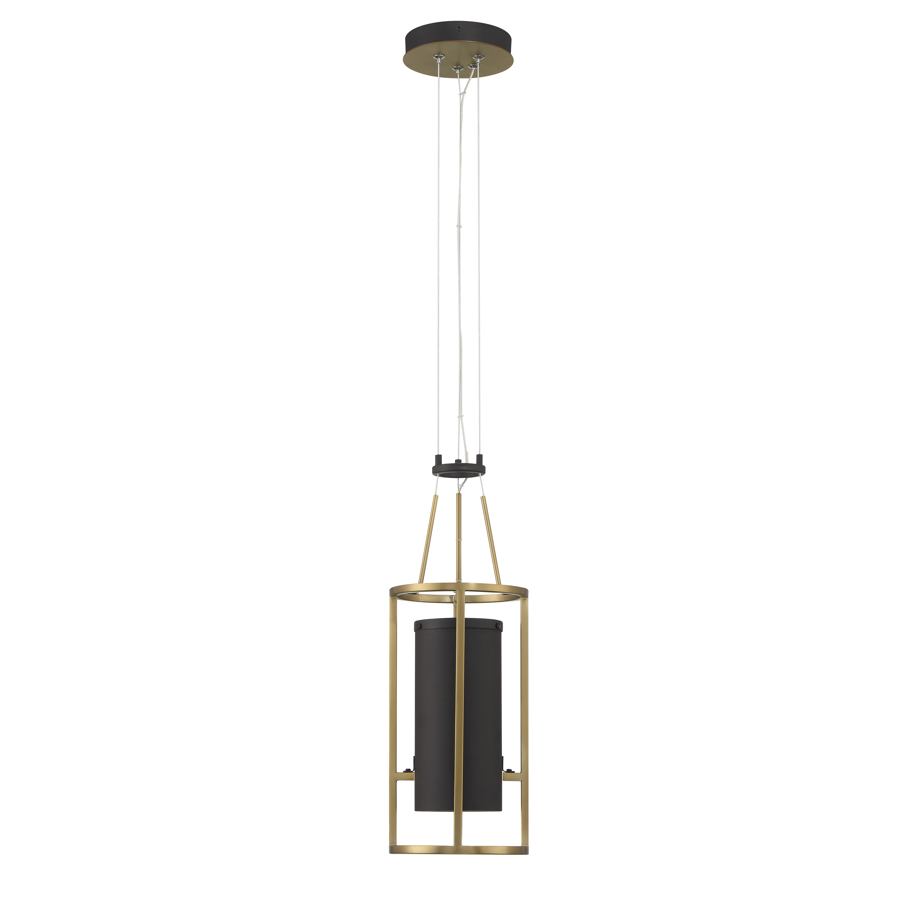 The Levitation LED Pendant combines modern sophistication with warm illumination. Its compact 6.5-inch width and faux alabaster shade create a soft, inviting glow perfect for intimate spaces or grouped installations. - alternate view