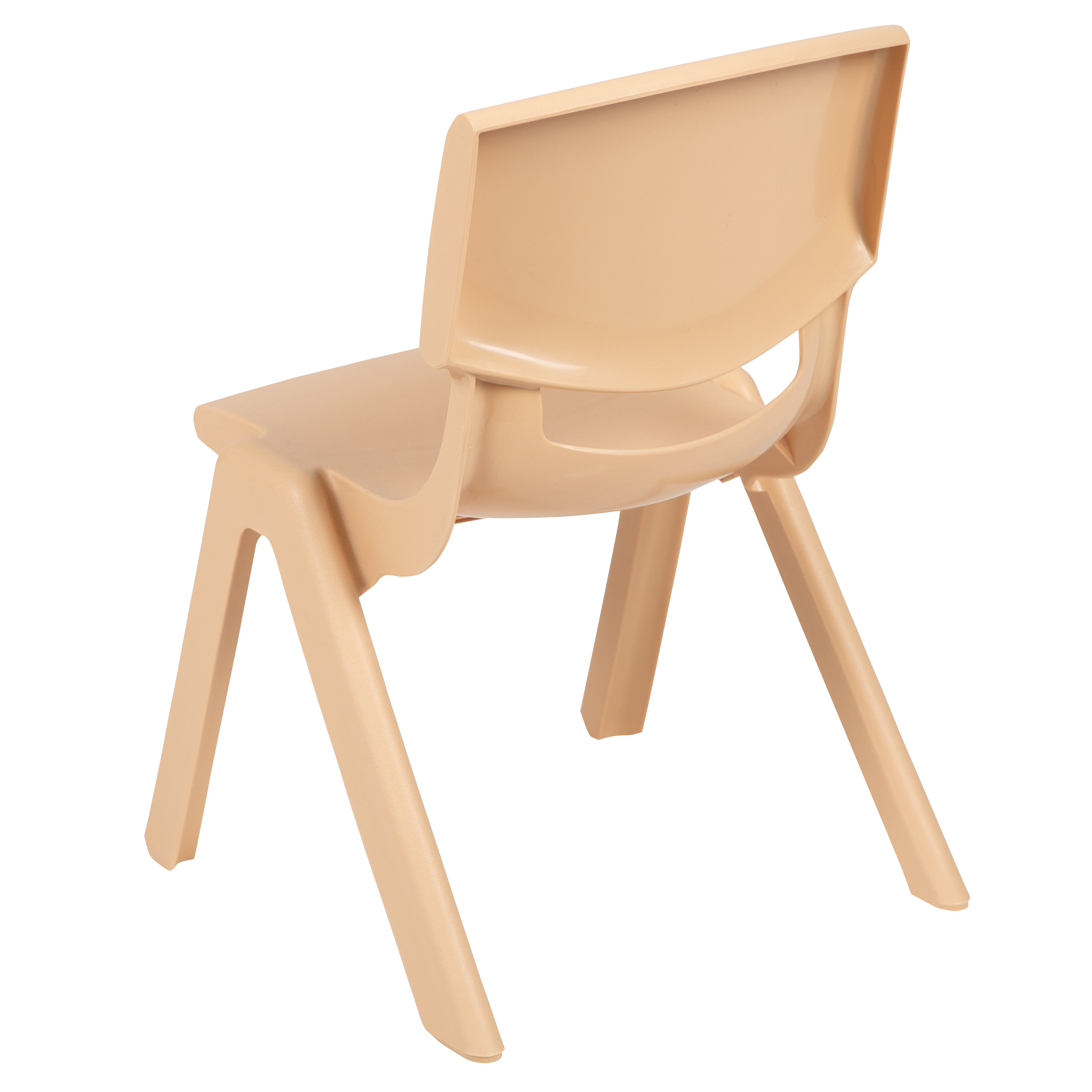 Pack de 4 sillas escolares apilables de plástico azul con asiento de 10,5" H, silla preescolar - Imagen 33 de 58