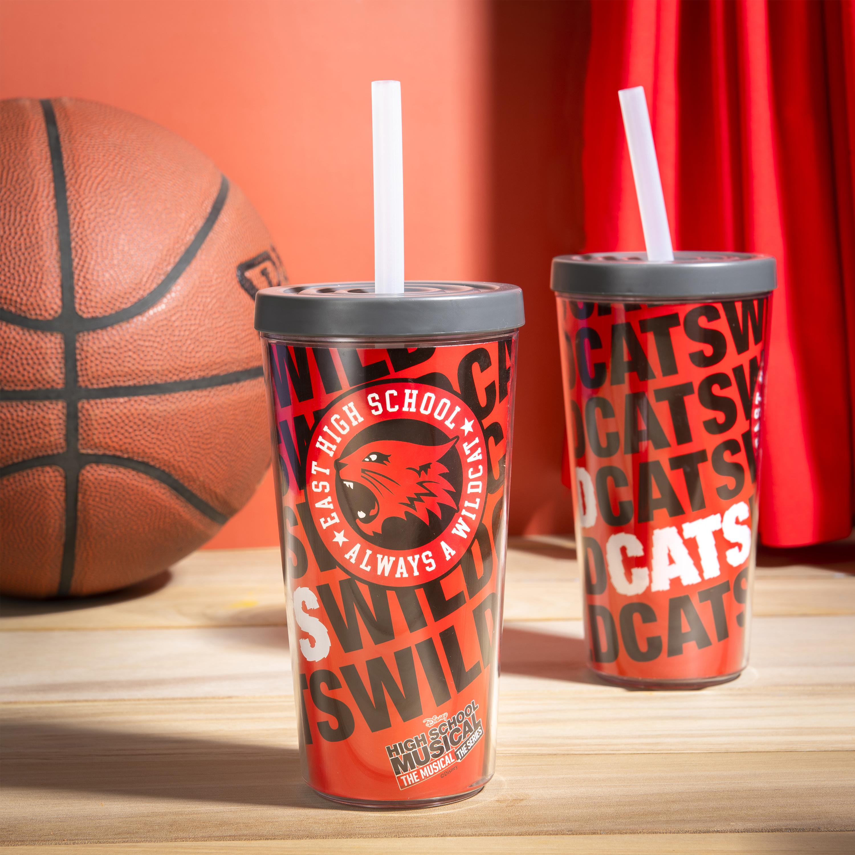 Disney 16 ounce Insulated Plastic Tumbler with Straw, High School Musical slideshow image 2 Disney 16 ounce Insulated Plastic Tumbler with Straw, High School Musical slideshow image 2
