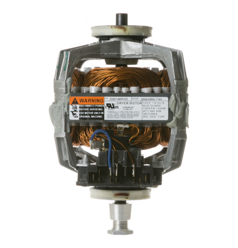 Dryer motor and pulley assembly