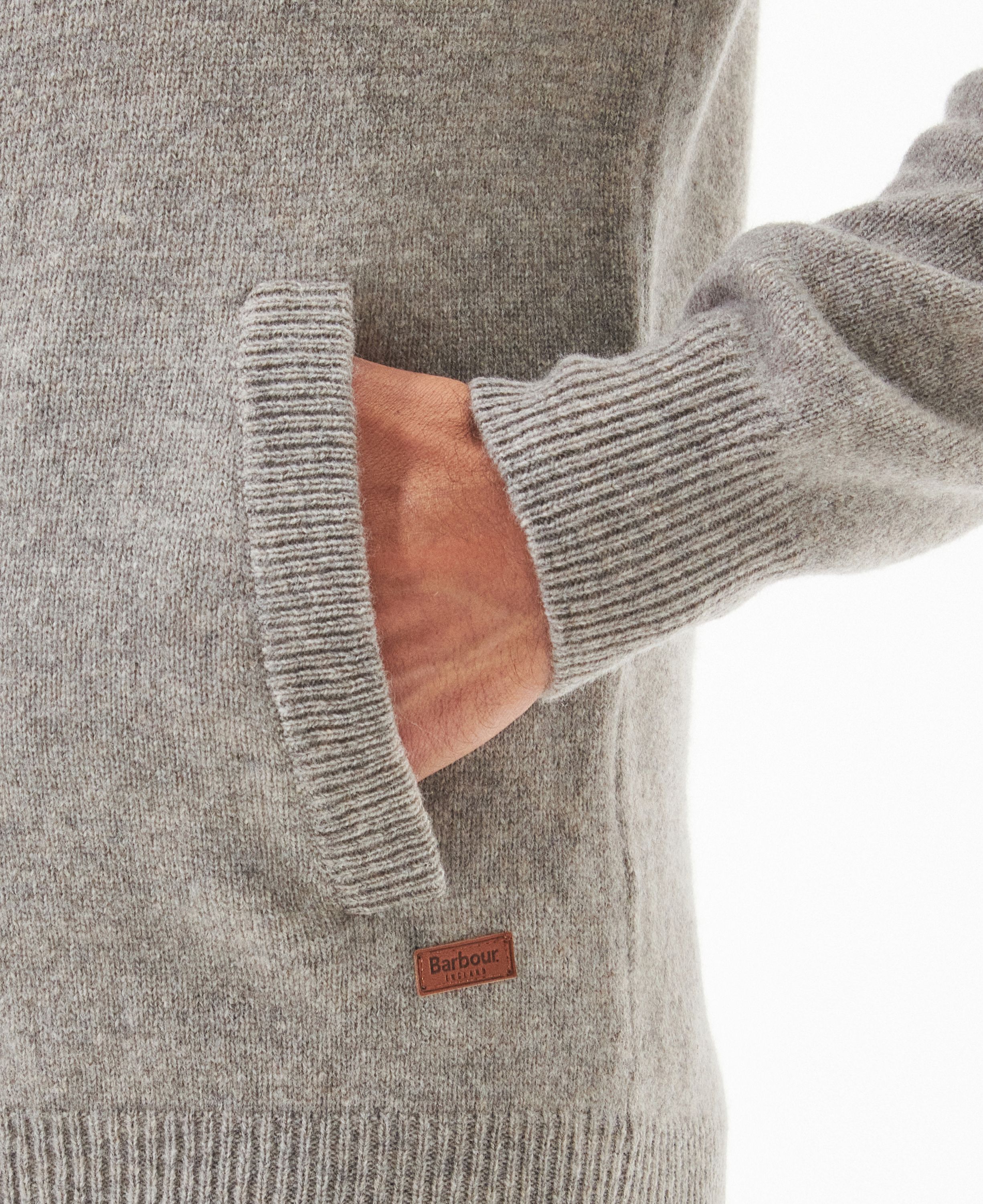 Maglione con zip Patch image number 4