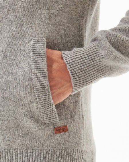 Maglione con zip Patch
