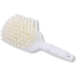 Carlisle, Sparta®, Color Coded Floater Scrub Brush, 3in, Polypropylene, White