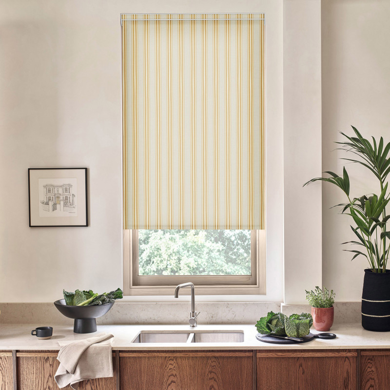 Larry Ochre Roller Blind