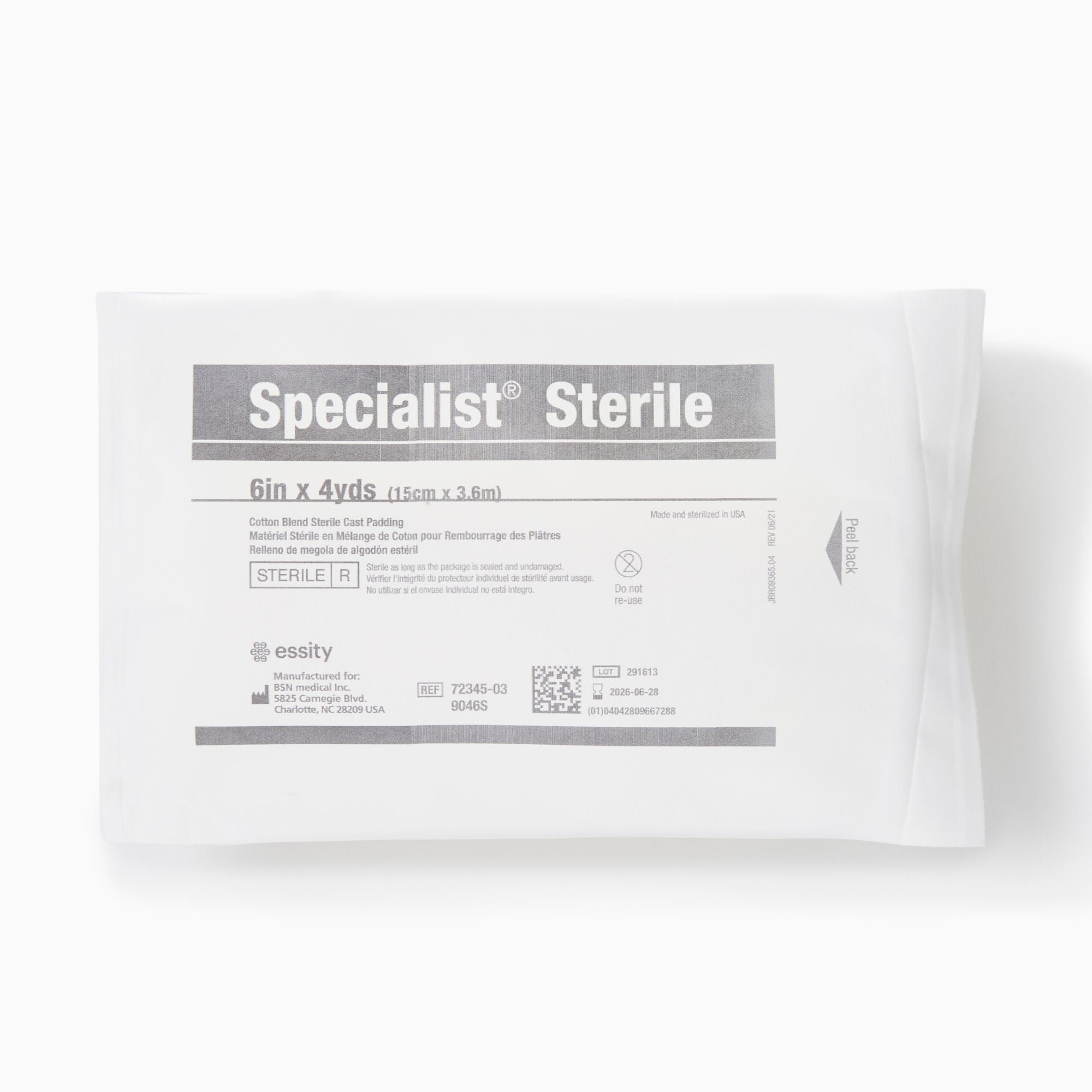 BSN Medical PADDING, CAST STR COTTON BLEND6"X4YDS (25/CS)