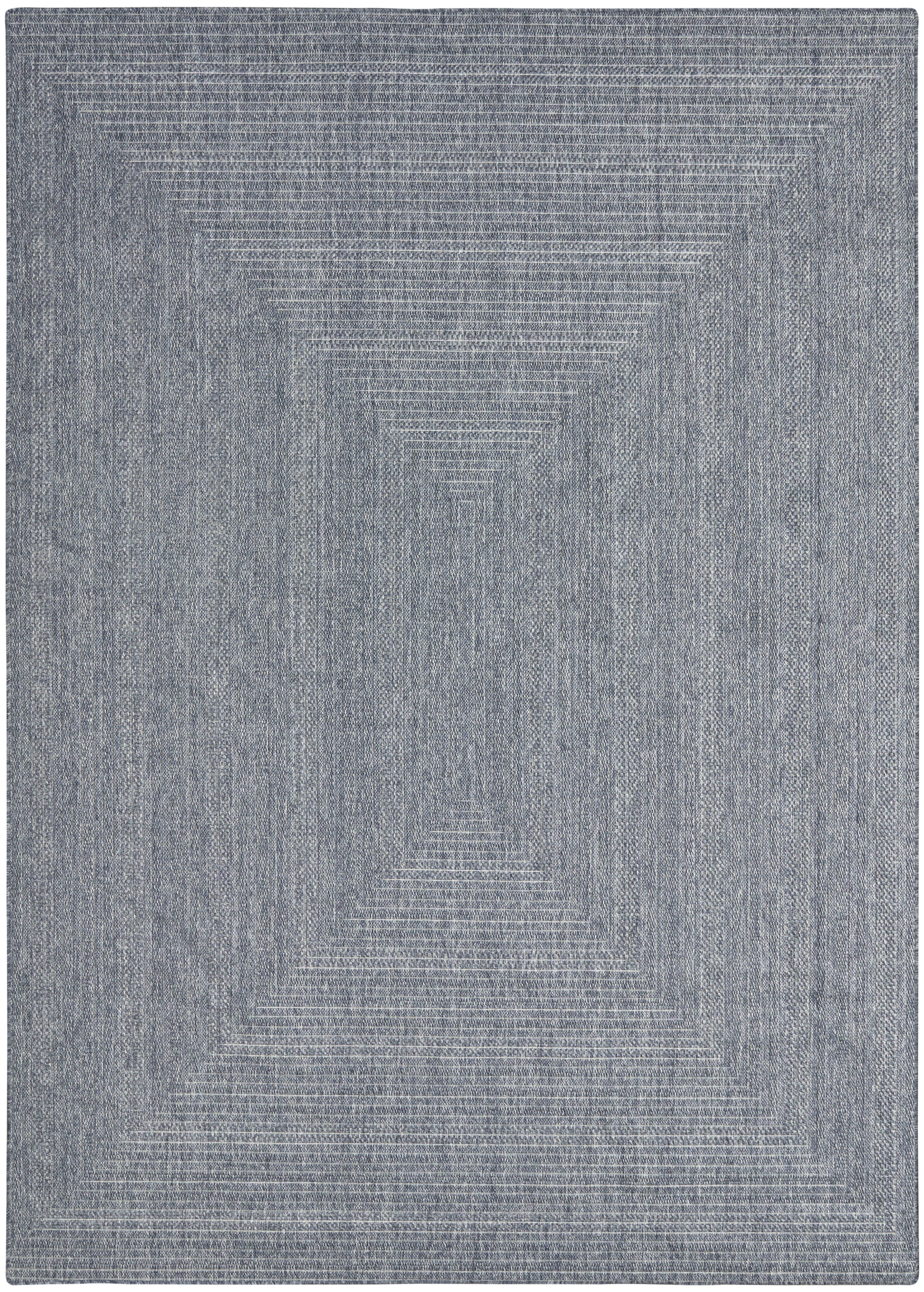 Nourison Tulum 6' x 9' Denim Outdoor Rug