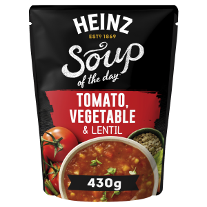  Heinz Soup of the Day™ Tomato, Vegetable & Lentil Soup 430g 