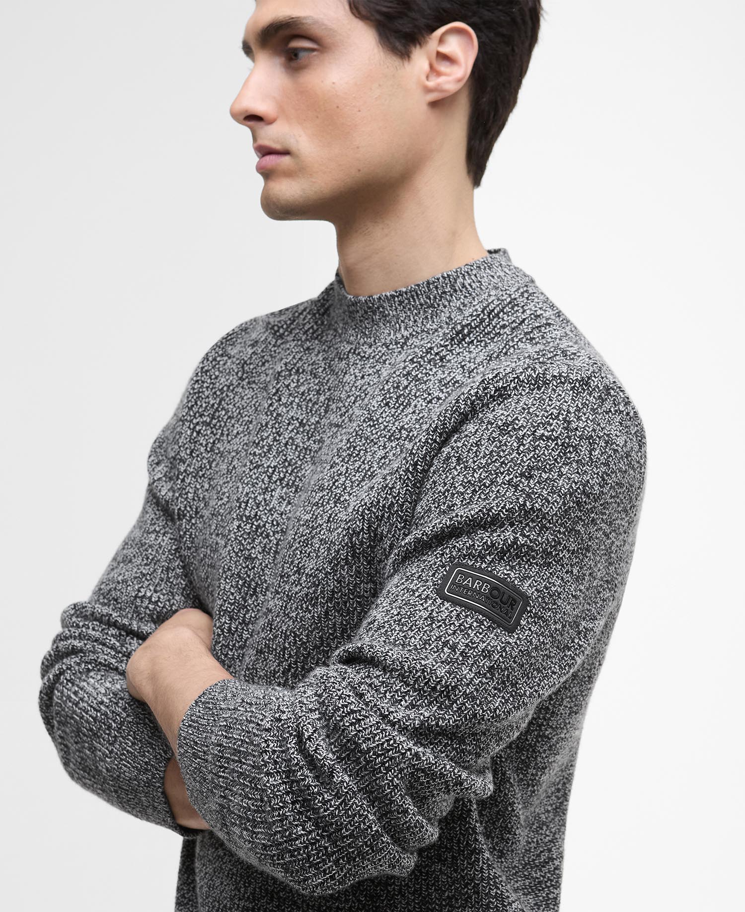 Declan Yarn Twist Crew Neck Jumper image number 3