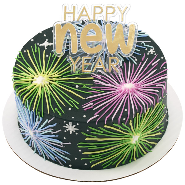 Happy New Year Metallic Layon