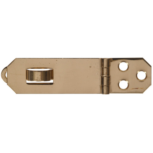 Hardware Essentials Solid Brass/Bright Brass Decorative Hasps 3/4