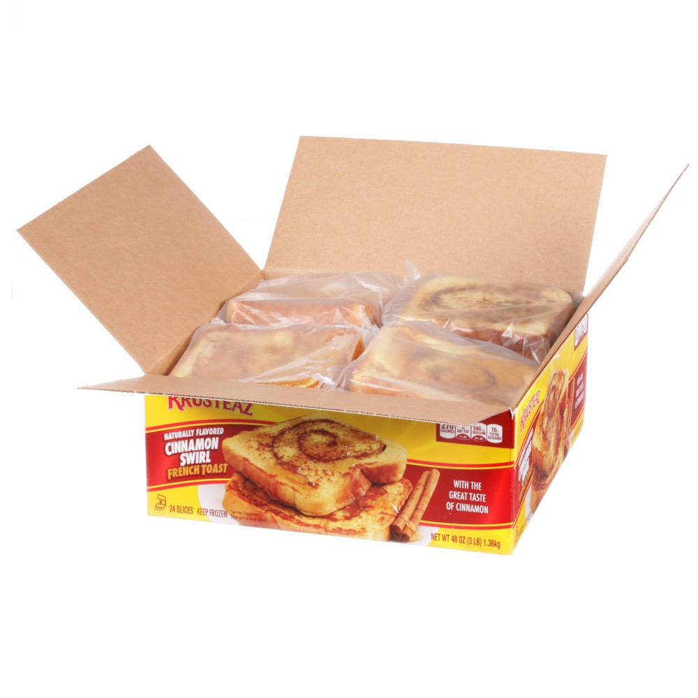 KRUSTEAZ French Toast Cinnamon Swirl 1.993 oz / 24/ 3 CT. Conagra