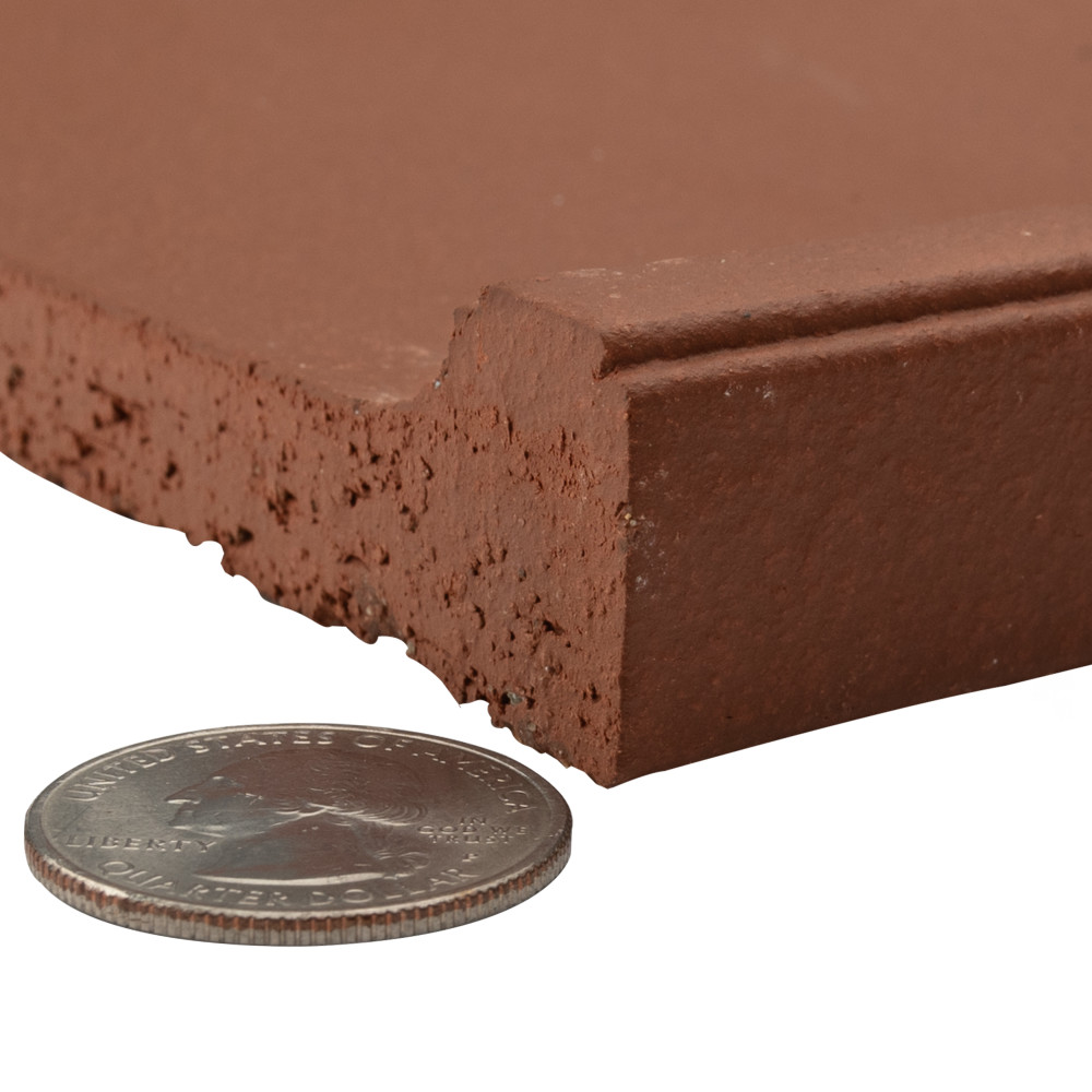 Quarry Cove Base Red II 5-7/8 in. x 5-7/8 in. Ceramic Floor and Wall Trim