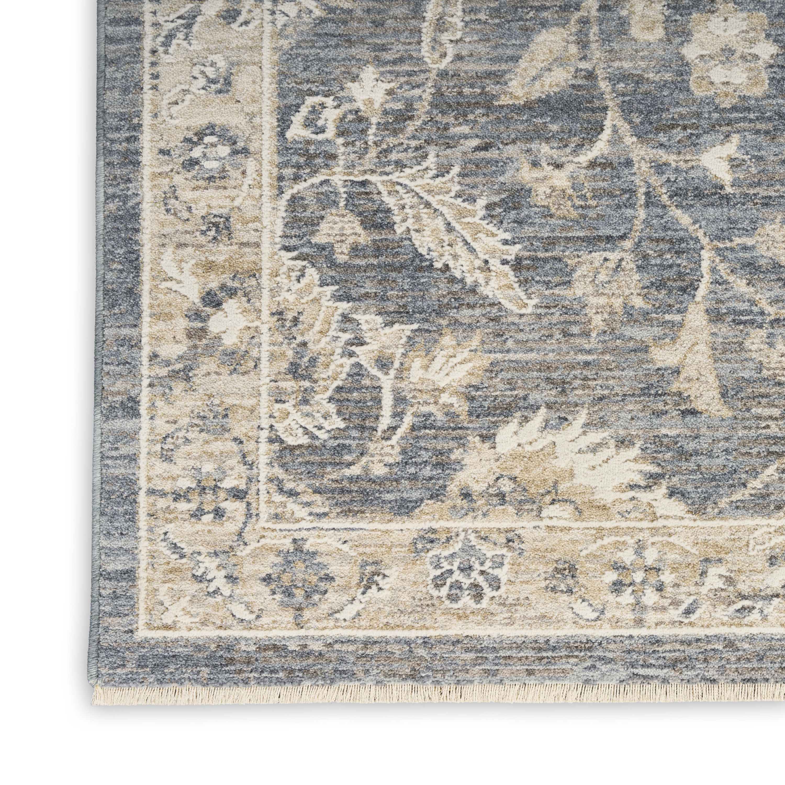 Nourison Retreat 5'3" x 7'6" Blue Vintage Indoor Rug