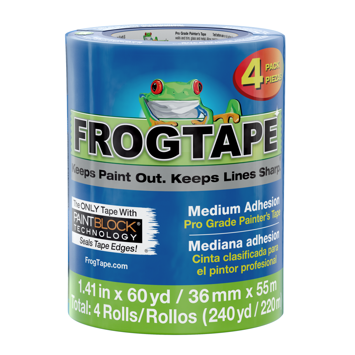 Imagen de producto principal de la cinta de pintor FrogTape<sup>®</sup> Pro Grade