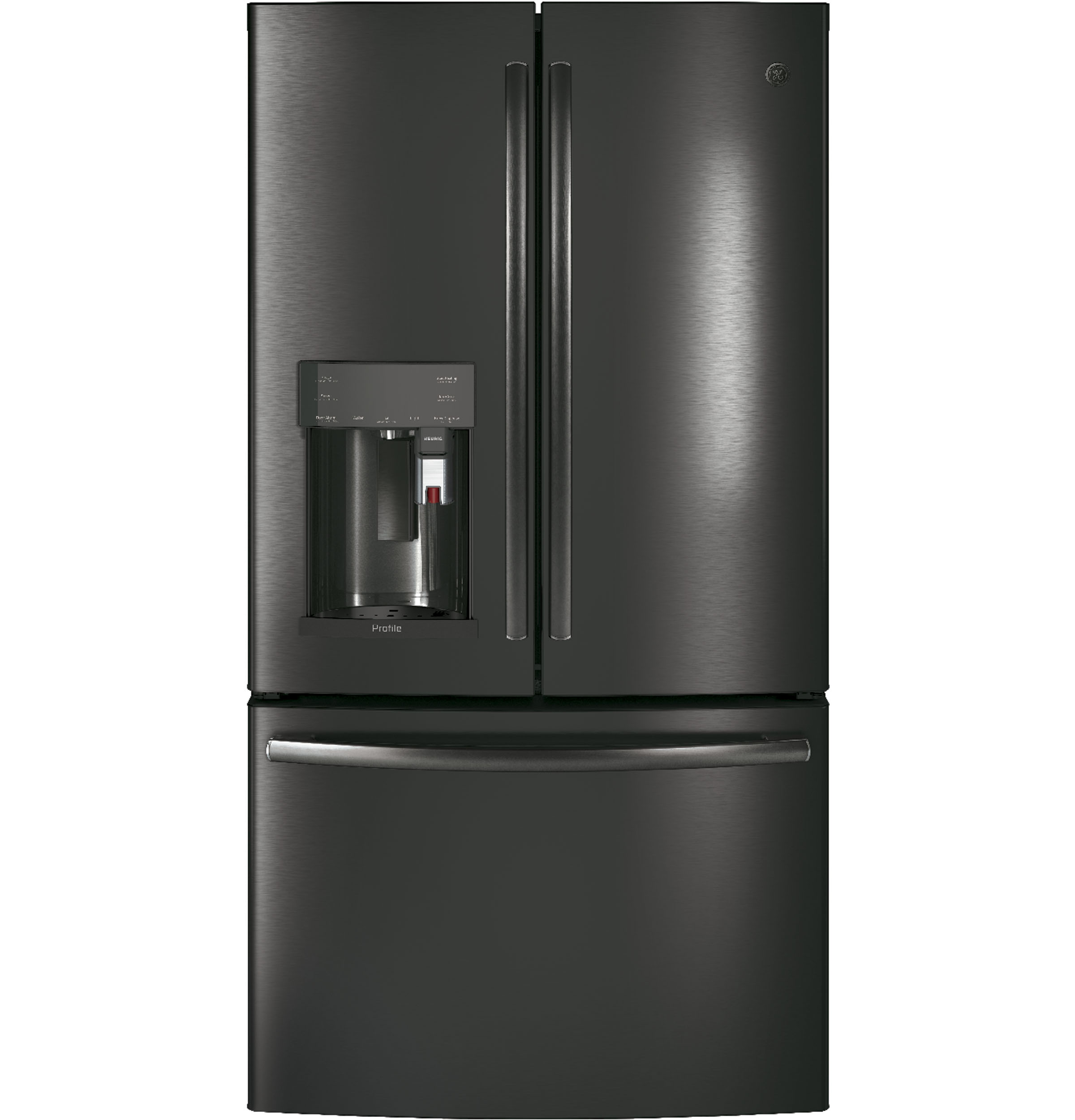 GE Profile™ Series ENERGY STAR® 22.2 Cu. Ft. Counter-Depth French-Door Refrigerator with Keurig® K-Cup® Brewing System
