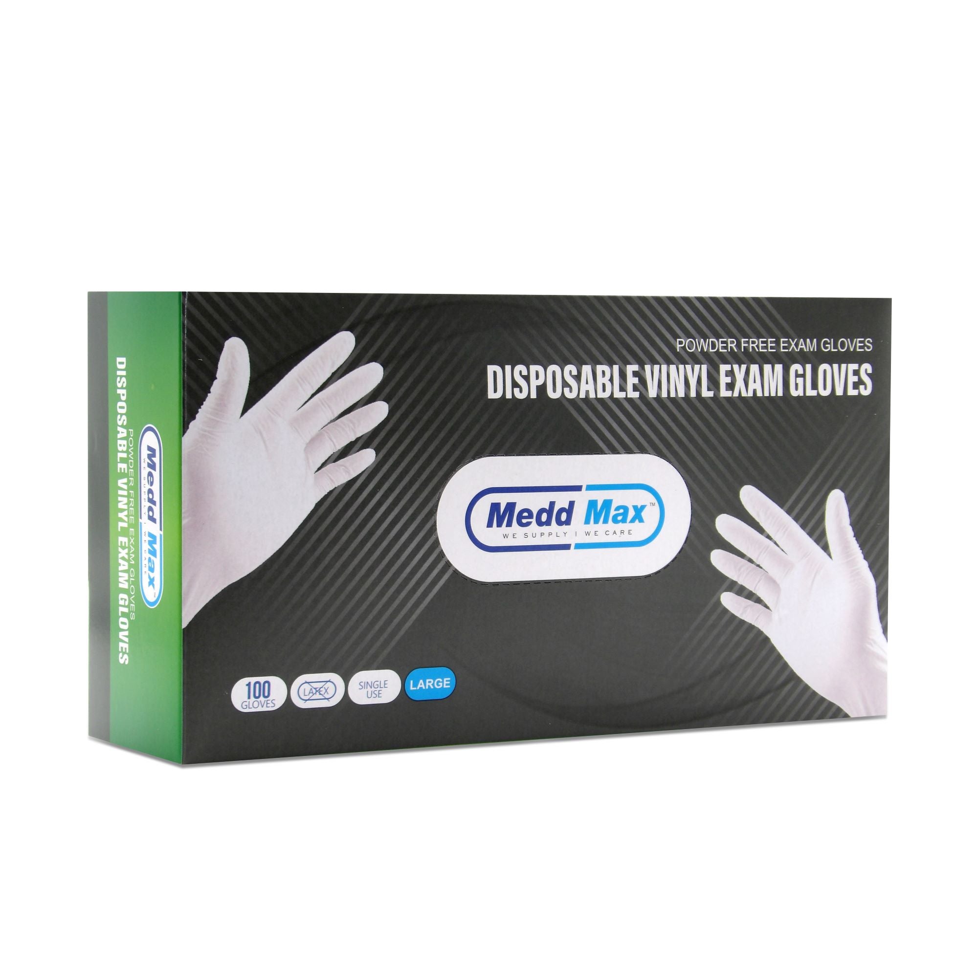 Medd Max LLC GLOVE, EXAM VINYL LG (1000/CS)