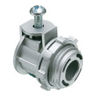 Saddlegrip® Cable Connector, Zinc Die Cast, Armored Cable, Non-Insulated Throat, Round End Stop, 1/2 in.
