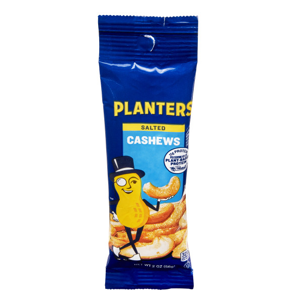 PLANTERS(r) Salted Cashews 45/2oz . C1C1 - Front Center In Package (Hi Res)